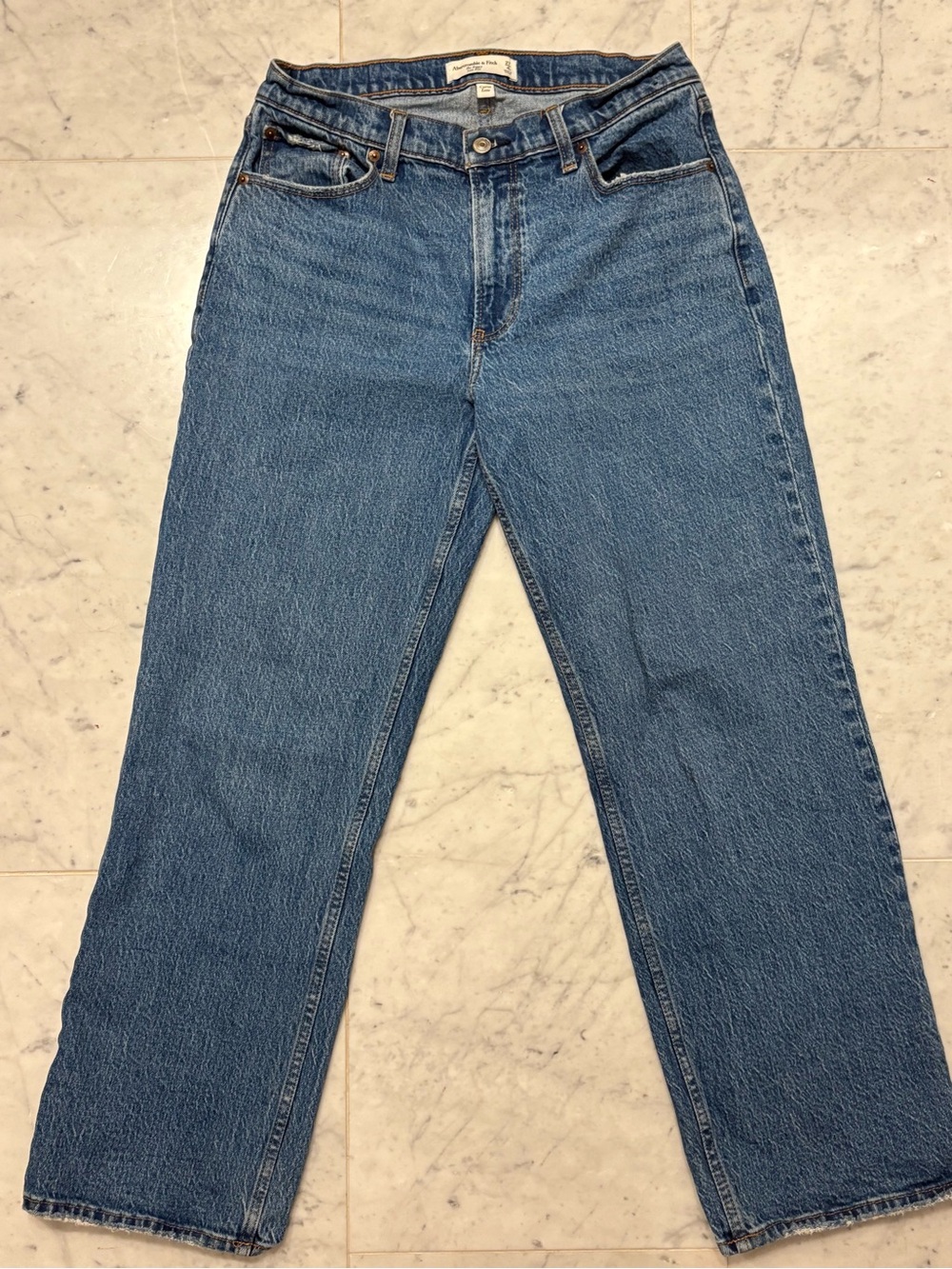 Abercrombie Curve Love The Baggy Low Rise Jeans Size 27/4